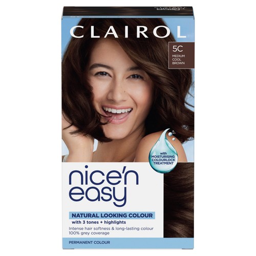 Nice n Easy Hair Dye Medium Cool Brown 5C