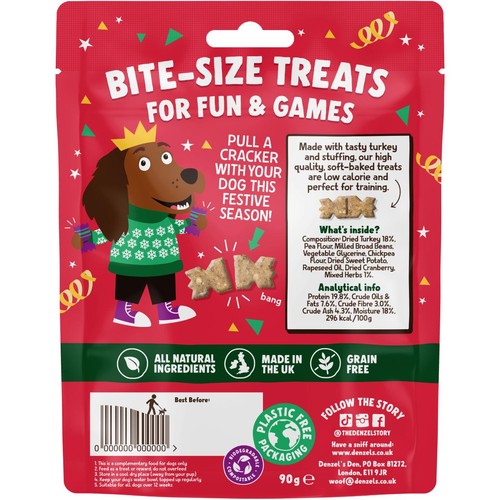 Denzel's Crimbo Crackers Turkey & Stuffing Dog Treats