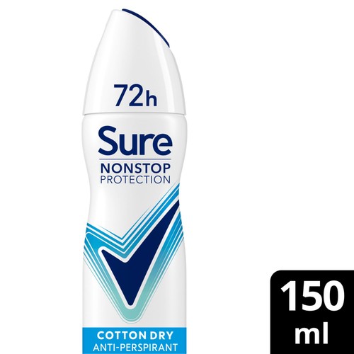 Sure Women 72hr Nonstop Protection Cotton Dry Antiperspirant Deodorant