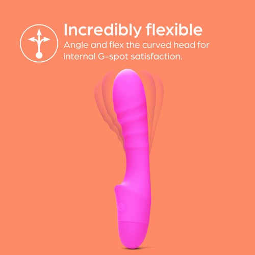 So Divine Pash Ribbed Vibrator Pink