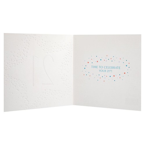 M&S Premium Star Age 21 Birthday Card