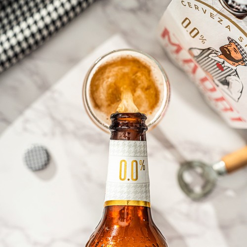 Madri Excepcional 0.0% Premium Lager Beer