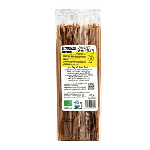 Realfoods by Organico Spelt Spaghetti