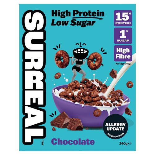 Surreal High Protein Low Sugar Chocolate Cereal