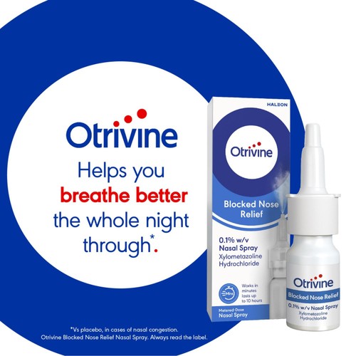 Otrivine Blocked Nose Relief Decongestant Nasal Spray