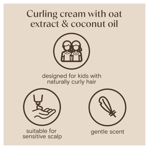 Aveeno Kids Curling Cream with Oat Extract & Coconut Oil