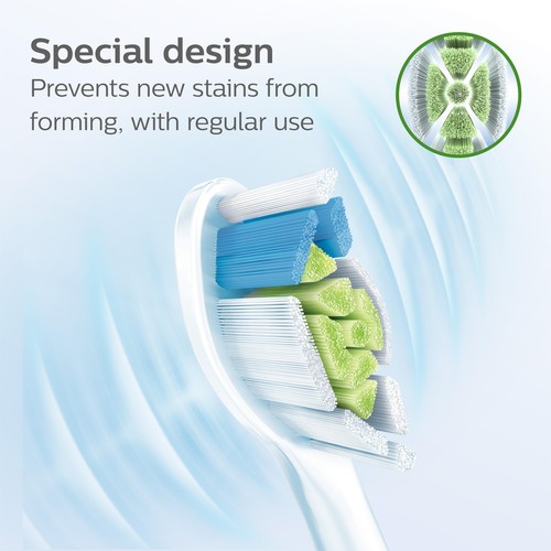 Philips Sonicare W2 Optimal White Toothbrush Heads, Black 4 Pack