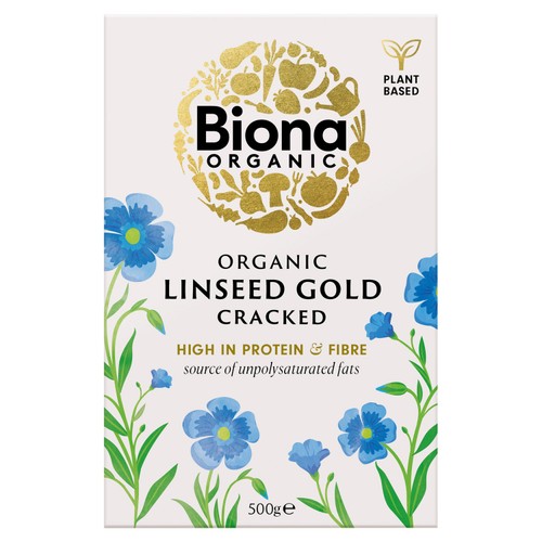 Biona Organic Cracked Linseed Gold