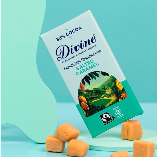 Divine 38% Milk Chocolate with Salted Caramel