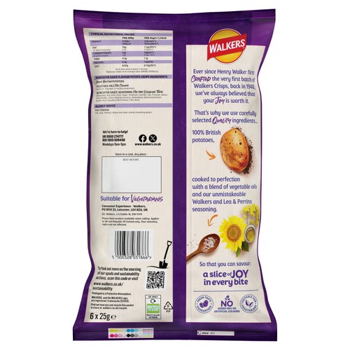 Walkers Lea & Perrins Worcester Sauce