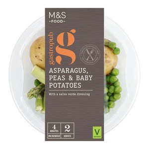 Gastropub Asparagus, Peas & Potatoes