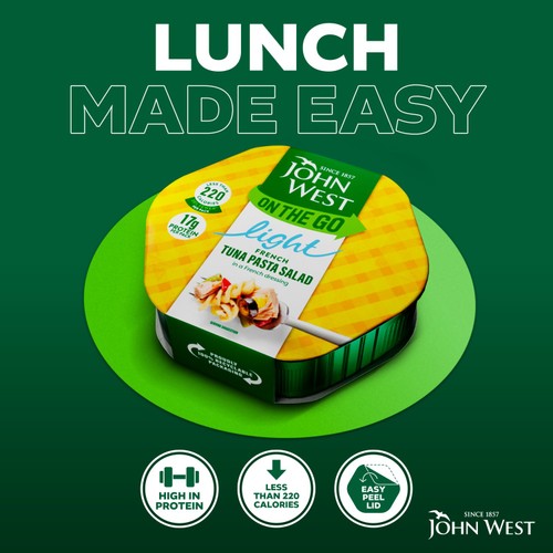 John West On The Go French Tuna Pasta Salad