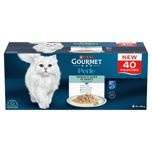 Gourmet Perle Ocean Flakes Wet Cat Food