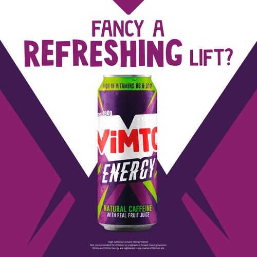 Vimto Original Energy 500ml 4pk