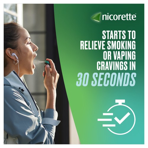 Nicorette QuickMist Mouth Spray, Freshmint Duo, 1 mg (Stop Smoking Aid)