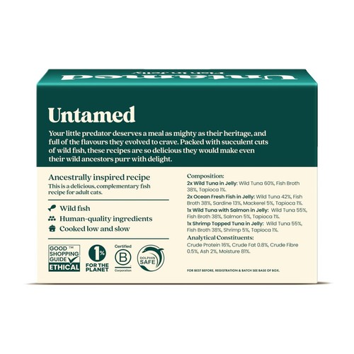 Untamed Fish Selection Box in Jelly Cat Food
