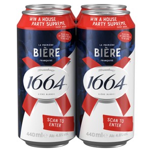 Kronenbourg 1664 Biere Lager Beer Cans