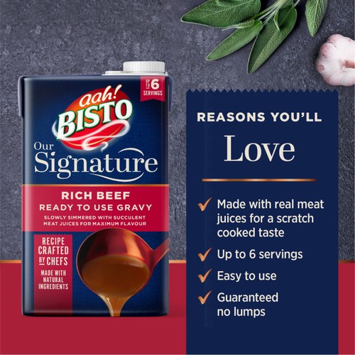 Bisto Signature Beef Ready to Use Gravy