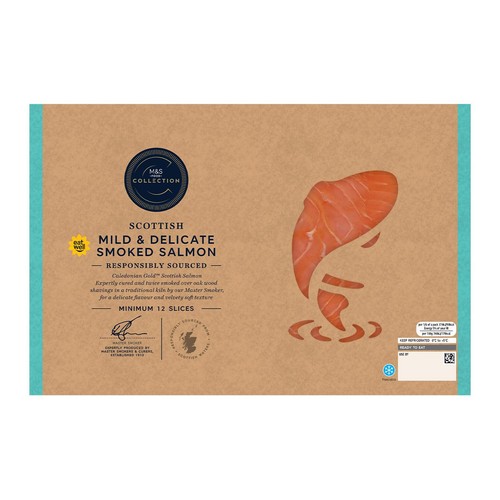 M&S Collection Mild & Delicate Smoked Salmon