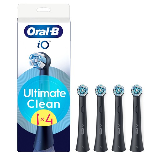 Oral-B iO Ultimate Clean Black Electric Toothbrush Heads Refills