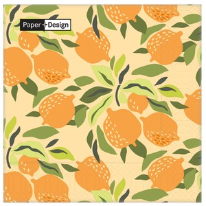 Citrus & Lemon 3 Ply Napkins