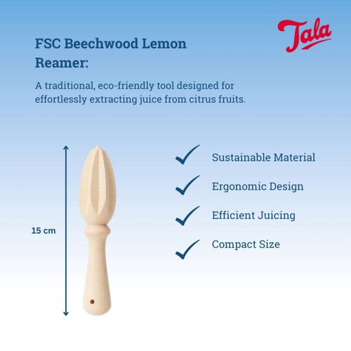 Tala FSC Beechwood Lemon Reamer