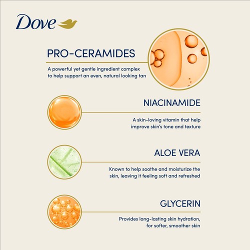 Dove Dermaspa Summer Revived Medium-Dark Body Lotion