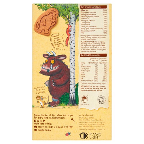 Organix Gruffalo Biscuits Toddler Snacks Multipack 12 months+