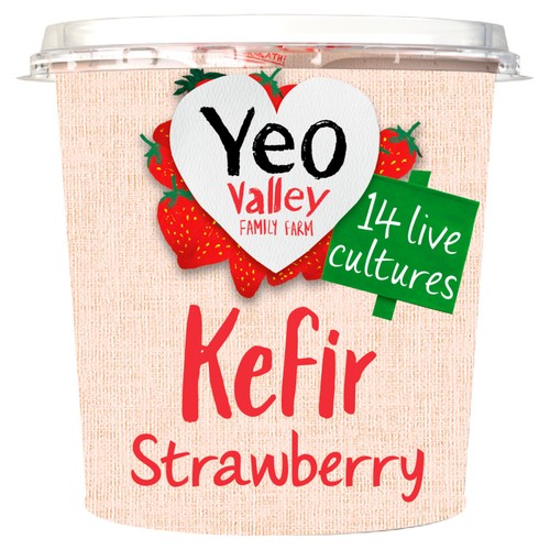 Yeo Valley Organic Kefir Strawberry Yoghurt