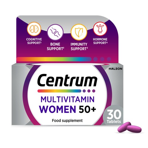 Centrum Women 50+ Multivitamins & Vitamin Tablets, 30s