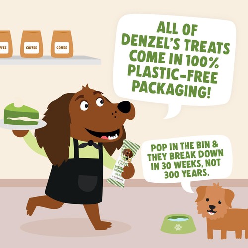 Denzels Pistachio Soft-Baked Bars for Dogs