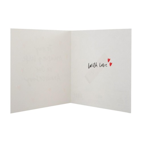 M&S Amazing Wife Anniversary Hearts Card