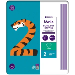 Ocado Kiddo Ultra-Dry Nappies Size 2 (3-6kg)