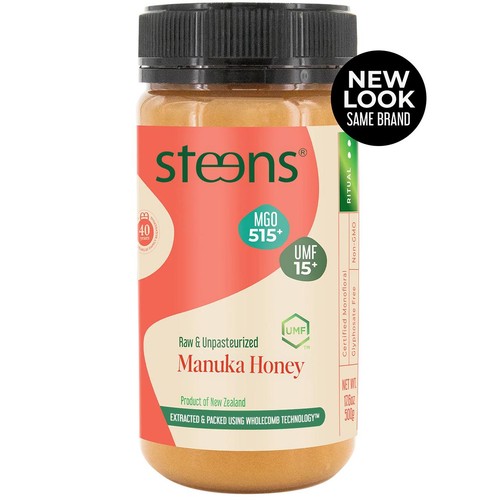 Steens MGO 515+ (UMF15+) Manuka Honey