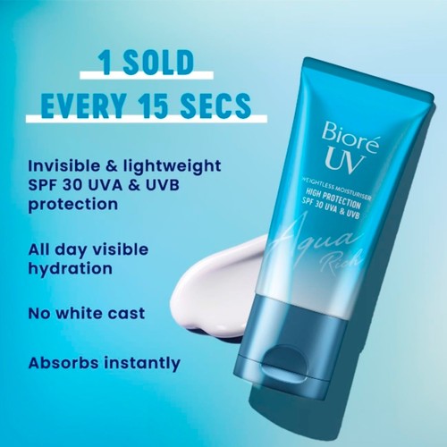 Biore UV Aqua Rich Water Essence Sunscreen SPF30