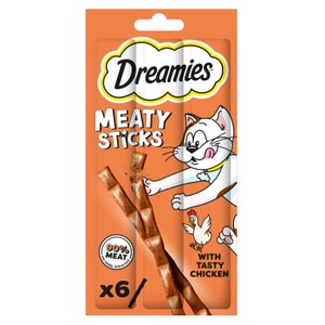 Dreamies Meaty Sticks with Chicken Cat Treats