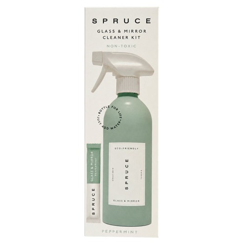 Spruce Glass & Mirror Cleaner Starter Kit, Peppermint