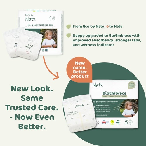 Naty BioEmbrace Big Pack Nappies Size 5 (11-25kg)