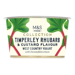 M&S Collection Timperley Rhubarb & Custard Flavour West Country Yogurt