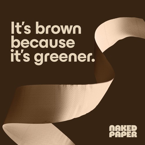 Naked Paper Unbleached Soft Extra Long Recycled Toilet Paper