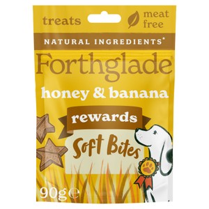 Forthglade Rewards Banana & Honey Natural Grain-Free Soft Bite Treats