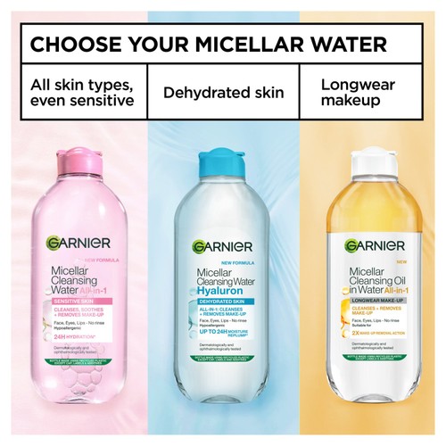 Garnier Micellar Hyaluronic Aloe Cleansing Water