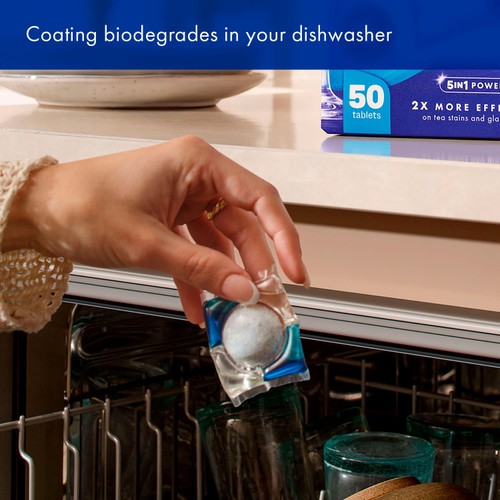 OceanSaver Pearl All in One 50 Plastic Free Dishwasher Tablets