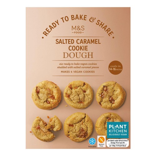 M&S Plant Kitchen Salted Caramel Cookie Dough