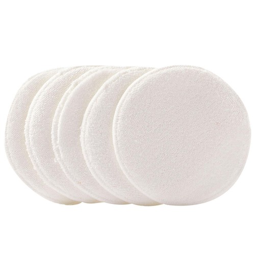 M&S 5 Reusable Cotton Pads & Bag, White