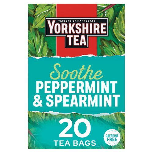 Yorkshire Tea Soothe Peppermint & Spearmint Herbal Tea Bags