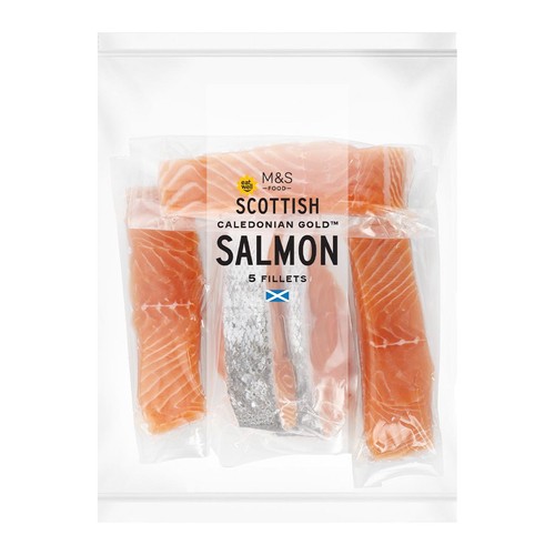M&S Scottish Skin On Salmon Fillets