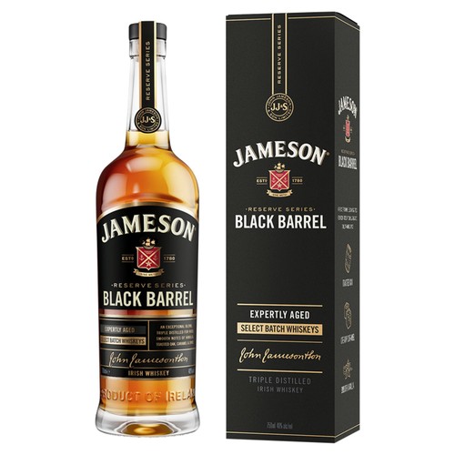 Jameson Black Barrel Triple Distilled Blended Irish Whiskey