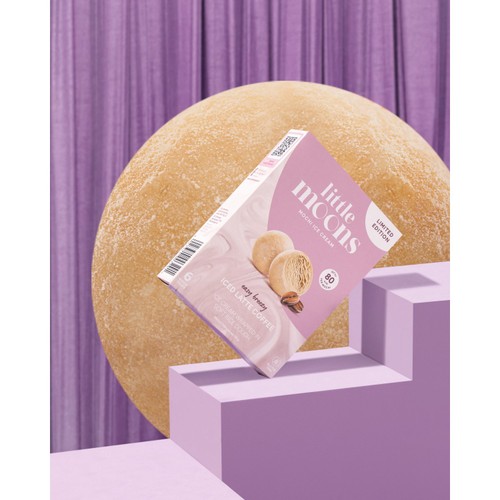 Little Moons Iced Latte Coffee Mochi Ice Cream 
