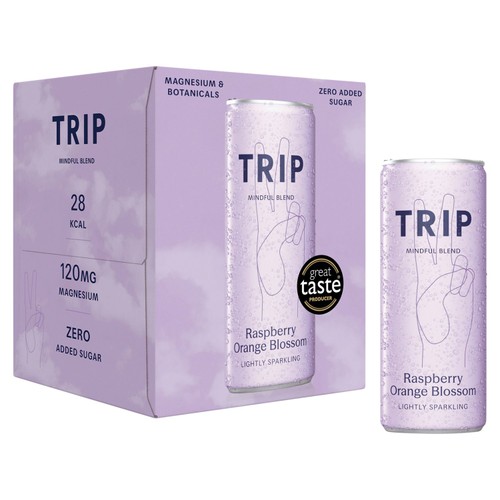TRIP CBD Infused Raspberry Orange Blossom 
